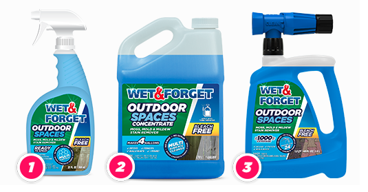 wet & forget outdoor spaces